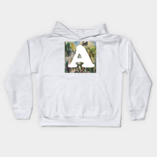 Alphabeth, letter A Kids Hoodie